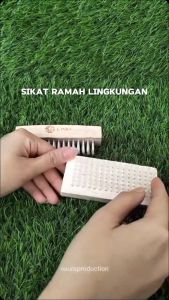 Sikat Kimo Kayu 747/Sikat Pakaian/Sikat Serbaguna/TEBAL HALUS (COD)