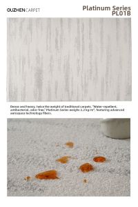 GUZHEN | Glue-free Minimalist Living Room and Bedroom Rug Water-resistant Stain-resistant Formaldehyde-free