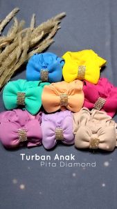 Turban Pita Diamond Turban Anak 1 2 3 Tahun