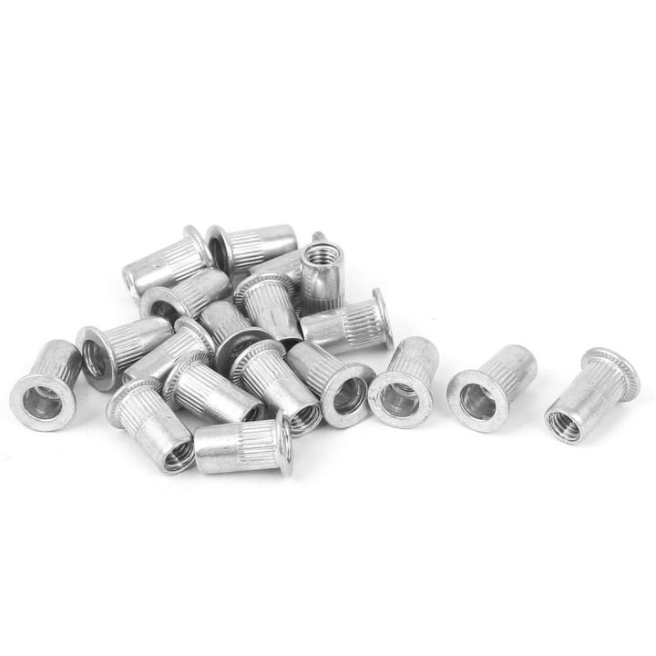 10%20Pcs%20M3%20M4%20M5%20M6%20M8%20M10%20M12%20Aluminum%20Rivet%20Nut%20Flat%20Head%20Thread%20Insert%20Rivet%20Nut%20Set%20Nut%20-%20Image%208