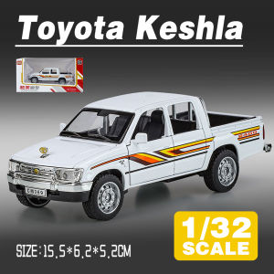 LEO 1:32 Toyota Hilux Pickup Truck Diecast Model Car Alloy Cars Toys Collection Gift For Kids Boy Girl