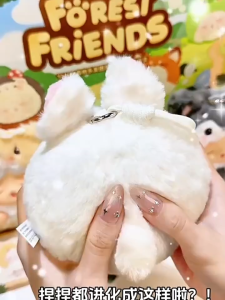 [Ready Stock] 6PCS JOTOYS YUMO Forest Friends Plush Keychain Blind Box