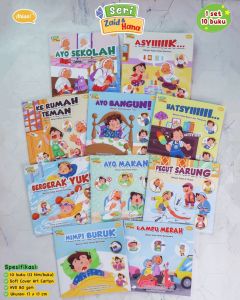 ISI 10 BUKU Adab Mulia Seri Zaid dan Hana Ahlan Buku Adab dan Akhlak untuk Anak Buku Cerita