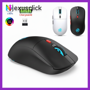 T20 Wireless 2.4G Rechargeable Gaming MouseRGB Backlit Ergonomic Design Optical Computer Mouse For PC Laptop Mac Office Work