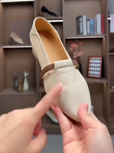 WAV Sepatu Wanita Hak Heels Pendek Kulit Lembut Korea | Sepatu Kerja Kantor Elegan Nyaman Casual