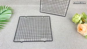 40x25x2cm Black Stainless Steel Nonstick Cooling Rack Cooling Grid Baking Tray Baking Rack Hot Sale tools kitchen cooking