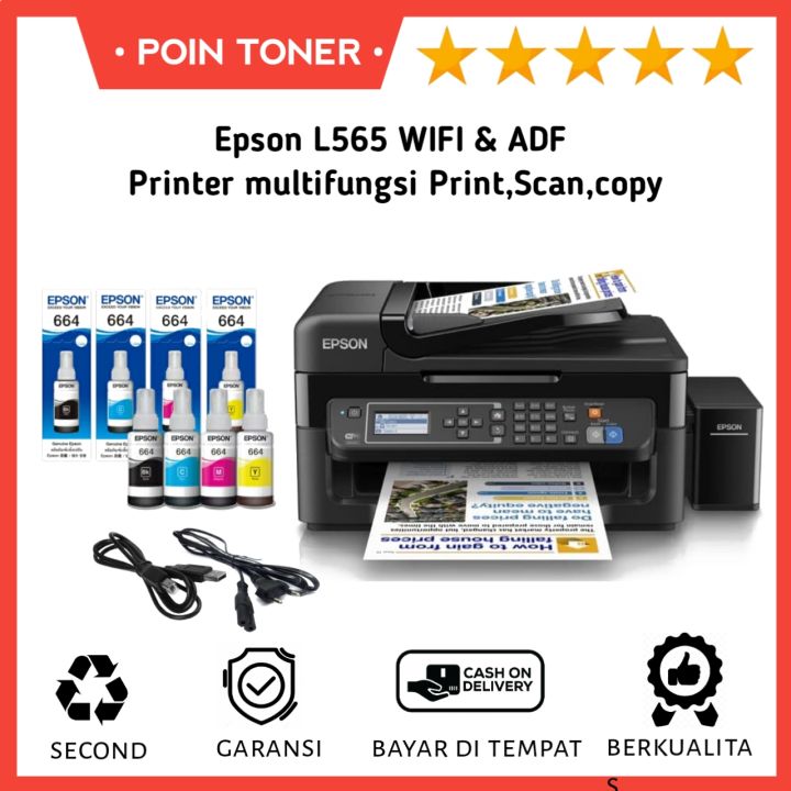 Printer Epson L565 WiFi & Adp Murah Berkualitas Lazada Indonesia