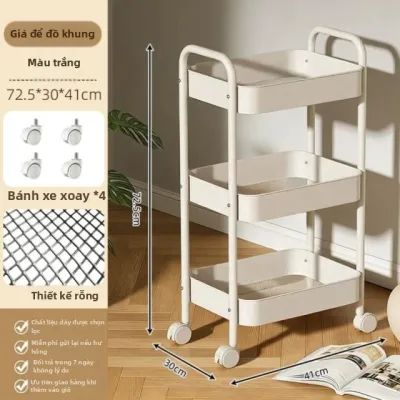 XIWUSHOUJIANG | Giá Đựng Đa Tầng Có Bánh Xe