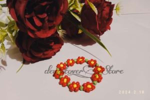 GELANG BUNGA MANIK-MANIK/GELANG CUTE/GELANG KOREA/GELANG CANTIK