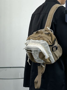 Túi Đeo Chéo Mini Đôi Vai Cá Tính Chính Hãng Dành Cho Nam Và Nữ Phong Cách Cổ Điển Túi Xách Mang Theo Nhiều Chiều Thời Trang Sành Điệu Ba Lô