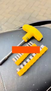 OBT24: Obeng T Five Star 24pcs Socket & Bits Set | Obeng & Kunci T alat bengkel motor tool kit bunga