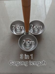 cetakan donat cair 4 in 1 dan 3 in 1 ukuran 7 cm