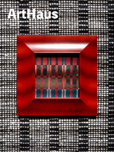 Red Texture Stone Pattern Color Contrast Abstract Lines Original High-end Decorative Painting
