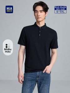 HLA | High-Quality Mens Polo Shirt Spring/Summer Stretch