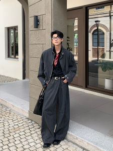 HUALUNDESIGN | Bộ Áo Khoác Jeans Bông Thời Trang OOTD