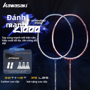 Kawasaki | Bộ Vợt Cầu Lông Tấn Công Cao Cấp Chuyên Nghiệp Đơn Đôi