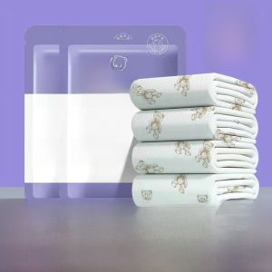 Disposable Bed Sheet Cover Pillowcase Thickened Four-Piece Set for Travel Portable Hotel Bedding Dirt-Resistant KoKoDi