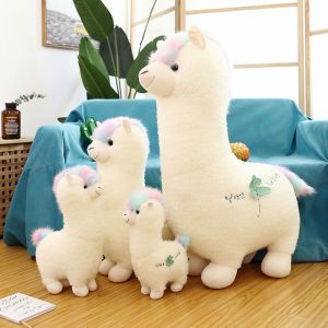 28-70cm Cute Soft Cartoon Alpaca Doll Sheep Plush Doll Lamb Stuffed Toy Sleeping Hug Pillow Girl Birthday Gift Toys for Kids Boy Home Decor