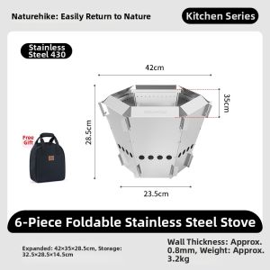 NatureHike | Portable Camping Fire Stand