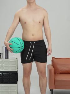 Mens Swim Shorts Swim Trunks Quick Dry Board Shorts Bathing Suit Breathable Drawstring With Pockets for Surfing Beach Summer