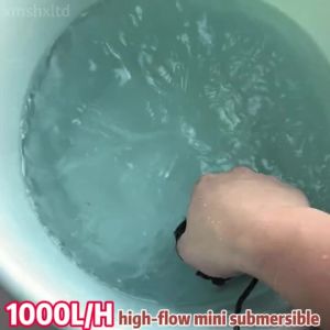 Ultra Quiet Water Pump Mini DC12V/24V 1000L/H Brushless Motor Submersible Aquarium Water Pump Water Heater Shower Booster Pump