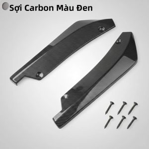 Ốp Cản Trước Sau Bằng Sợi Carbon Cánh Gió Bộ Khuếch Tán Bộ Chia Gió Bảo Vệ Chống Xước Cánh Nhỏ Ốp Hông Xe