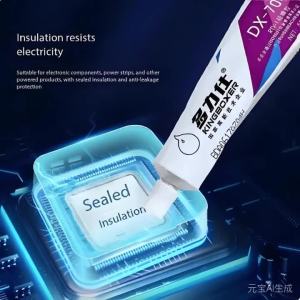 Kafuter Silicone Sealant High Temperature Resistant Adhesive Glue for Electronic Components PCB Circuit Board Waterproof Sealant