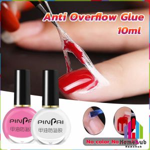 Homehub 10ml Peel Off Nail Latex Tape Anti Overflow Glue Base Coat Liquid Moisturizing Odorless