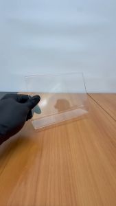 ป้ายอะคริลิคตั้งโต๊ะ 5x7 นิ้ว แนวนอน ฐาน L LionCraft Acrylic L-Stand 5x7" Horizontal