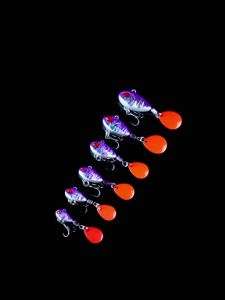 1pc VIB Fishing Lure with Spinner Spoon 3.5g-21g Sinking Blade Bait Artificial Hard Bait Long Cast