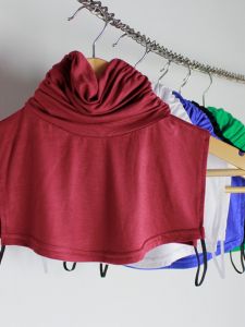 2024 New Arrival Widened Pile Collar Turtleneck Spring and Autumn Bottoming Shirt Pure Cotton Intimates Detachable Collar Mid Collar Scarf Fake Collar