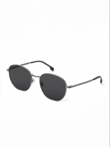Hugo Boss | Retro Polarized Metal Round Sunglasses