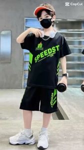Set COMBO 2 bộ quần áo mùa hè dành cho bé trai 14-52kg mẫu SPEED. Chất liệu thun lạnh co dãn thoáng mát.