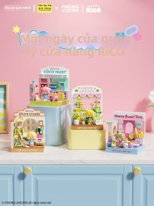 AREA-X | Bộ Xây Dựng Cảnh Phố Chợ Trước Cửa Hàng Rico