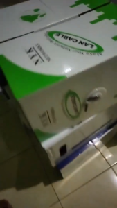 Kabel LAN Cat5e UTP 20 Meter Terpasang RJ45 NYK Dan Plugboot