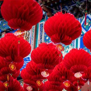 10PCS Chinese New Year Spring Festival Party Honeycomb Red Little Lantern Pendant Wedding Festive Auspicious Red Lantern Hanging Decoration