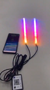 Motorcycle LED Strip with DRL Dual Contact Signal Light 2 Modes Summer Riding Upgrade