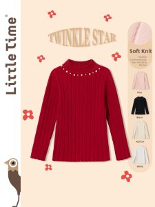 Childrens Long Sleeve Knitted Pullover