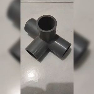 KRES CROSS 1 PVC SIKU RAK 1\\\" PARALON PLASTIK 4 LUBANG SAMBUNGAN FITING