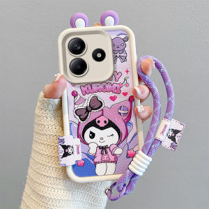 Cute Cartoon Kuroko Phone Case Soft Silicone Protective Cover for Redmi Note14 4G Fashionable Girls Phone Accessories