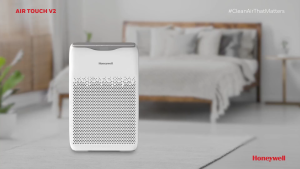 Honeywell Air Touch V2 Home Air Purifier using H13 HEPA & Activated Carbon Filter Removes 99.99% Pollutants