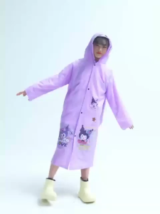 Jas Hujan Karakter Lucu Dan Imut/Jas Hujan Terusan Anak Motif Kuromi