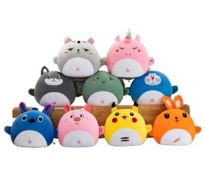 Taii2U 3 in 1 Hand Warmer Pillow With Blanket Multifunction Cartoon Pillow With Travel Blanket(1X1.6M)