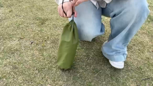 Sotiay เบาะนอนพกพา แผ่นรองนอน มีหมอน เสื่อตั้งแคมป์ ที่นอนเป่าลมสำหรับตั้งแคมป์กลางแจ้ง พกพาสะดวก 190x60cm