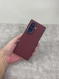 for Samsung Galaxy Z Fold 8 Ultra 7 Phone Case Premium Sle Ultra Slim Nano Carbon Fiber Texture for Magsafe Anti-drop Back Cover