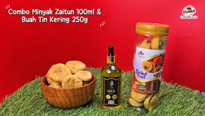 Dried Fig 250g + Olive Oil 100ml Combo | Viral Fig & Olive Set | Premium Healthy Snack Set