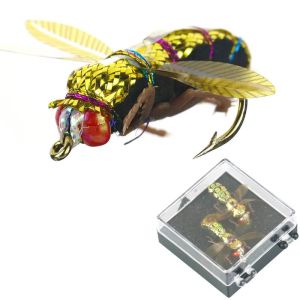 Weihe FISHING | Mồi Câu Giả WEIHE 2 Chiếc Mô Phỏng Ong Côn Trùng Sống Động Có Móc Câu Nổi Trên Mặt Nước Thu Hút Cá Dùng Được Cho Nước Ngọt Và Nước Mặn