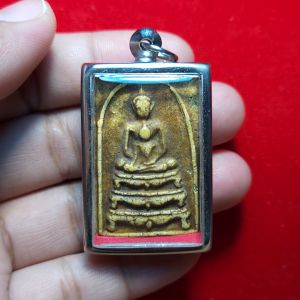 พระสมเด็จพิมพ์พุทซ้อน พร้อมเลี่ยมกรอบแสตนเลส, กรุวัดระฆัง พ.ศ.2411