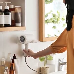 DWELLOGI | No Punch Hair Dryer Holder