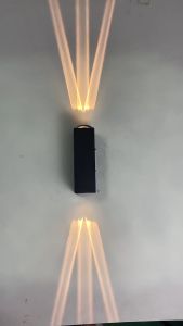 Outdoor wall lights balconies staircases corridors simple LED three beam lights courtyard waterproof bedroom wall lights